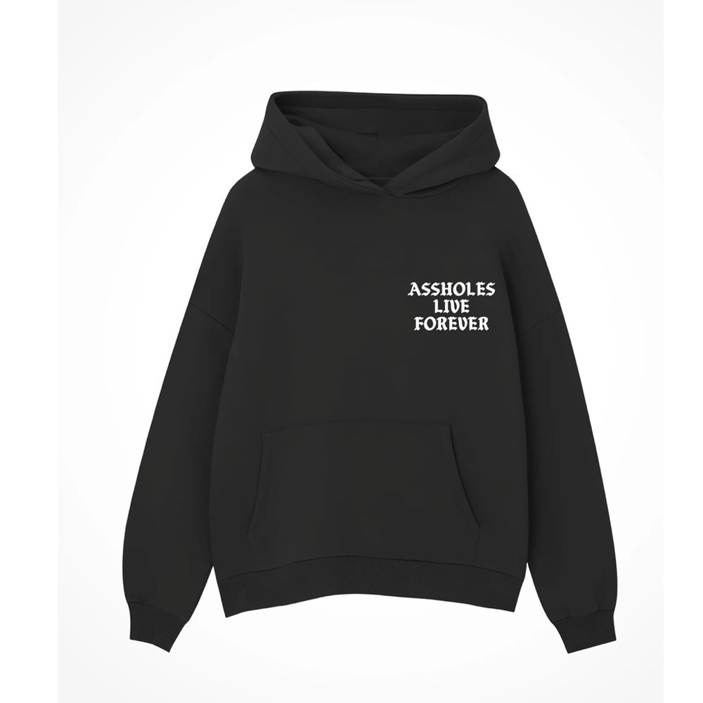 ALF Black Graphic Hoodie Size Medium (unisex)